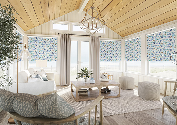 Palm Beach, Cool Water - Roller Blind - Image 7